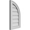 Ekena Millwork Quarter Round Top Right Surface Mount PVC Gable Vent w/ 2"W x 1-1/2"P Brickmould Frame, 12"W x 22"H GVPQR12X2202SN - alternate 2